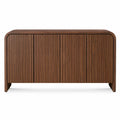 Credenza rettangolare in legno di noce
