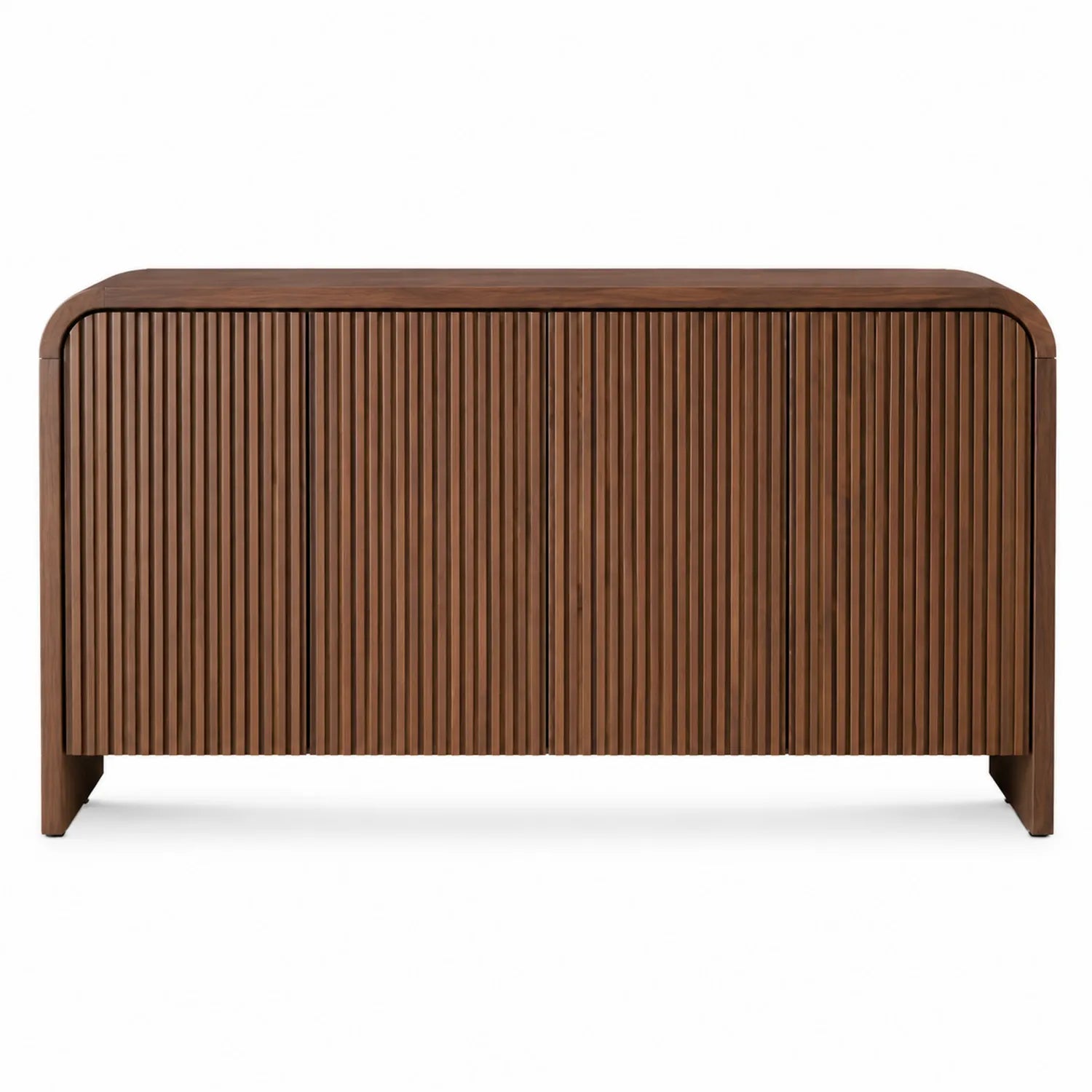Credenza rettangolare in legno di noce